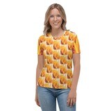 Golden Flower Women's Athletic T-shirt