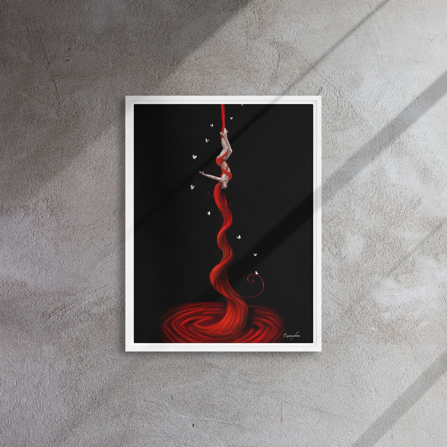 L’Amour 18&quot; x 24&quot; Framed Canvas Print