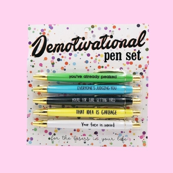 Pen Set Demotivational