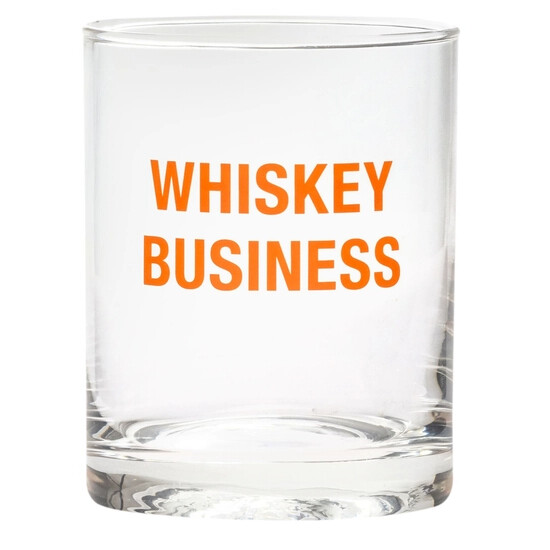 Rocks Glass Whiskey Business