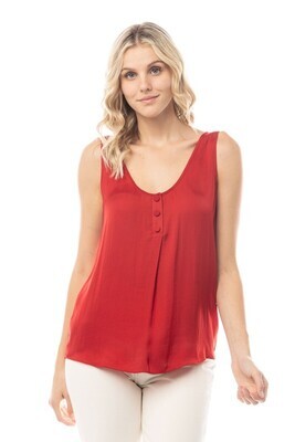 Ruby Front Button Tank