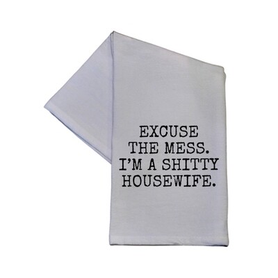 Tea Towel—Shitty Housewife