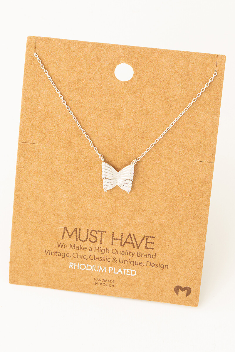 Must Have Necklace Butterfly- Silver