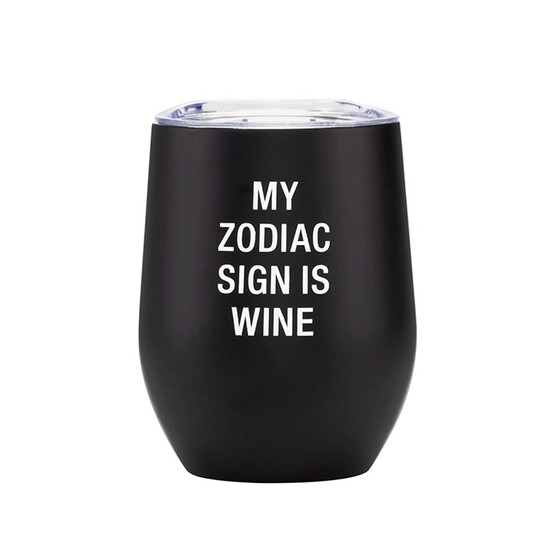Insulated Wine Tumbler Zodiac Sign 