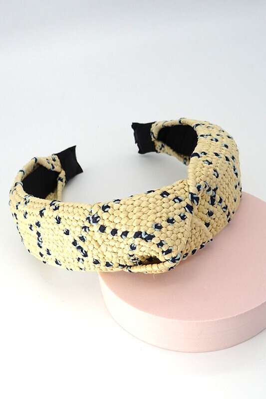 Multi Speck Headband- Ivory