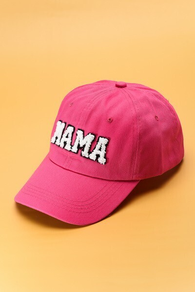 Mama Baseball Hat Washed Pink