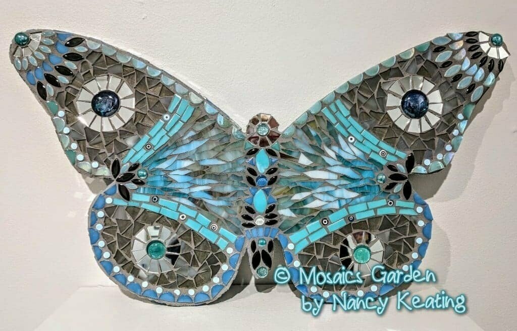 Vanessa Butterfly Glass Mosaic- Sold