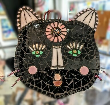 Black Kitty Face- SOLD