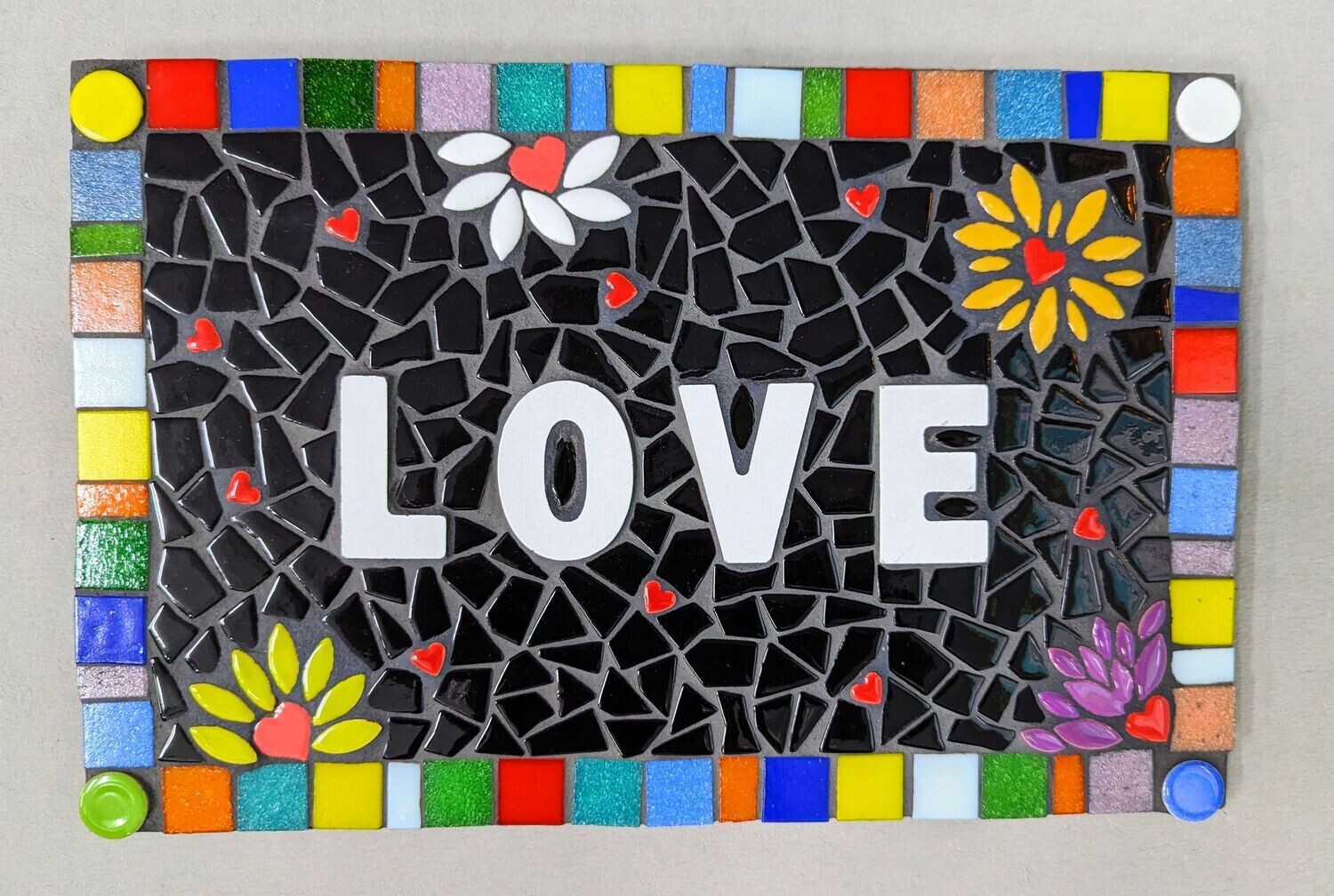 "Love" Beginner Mosaic Kit + video tutorial / Just Restocked