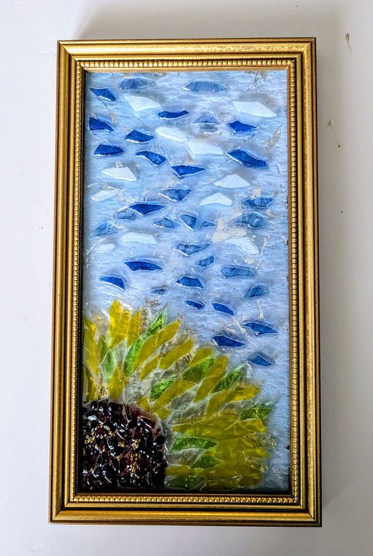 Sunflower in Glass