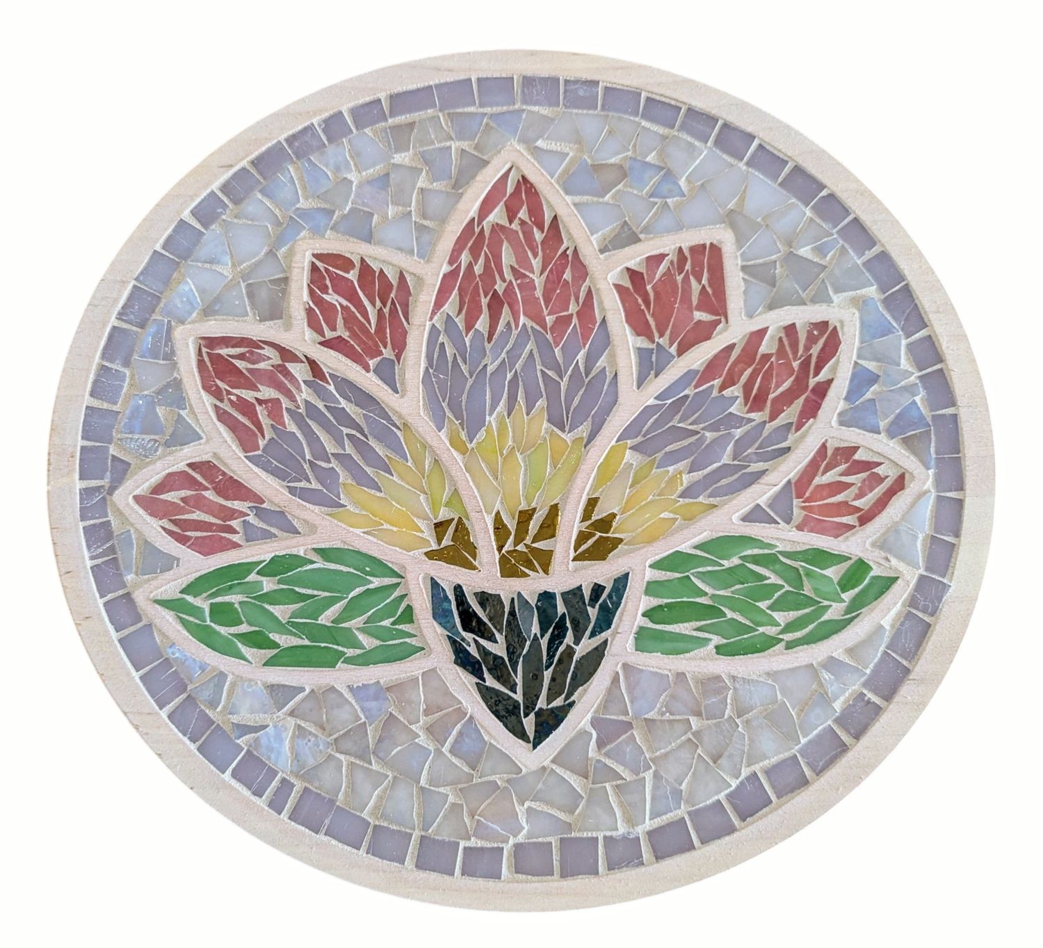 Water Lily Glass Mosaic Art Kit + video instructions