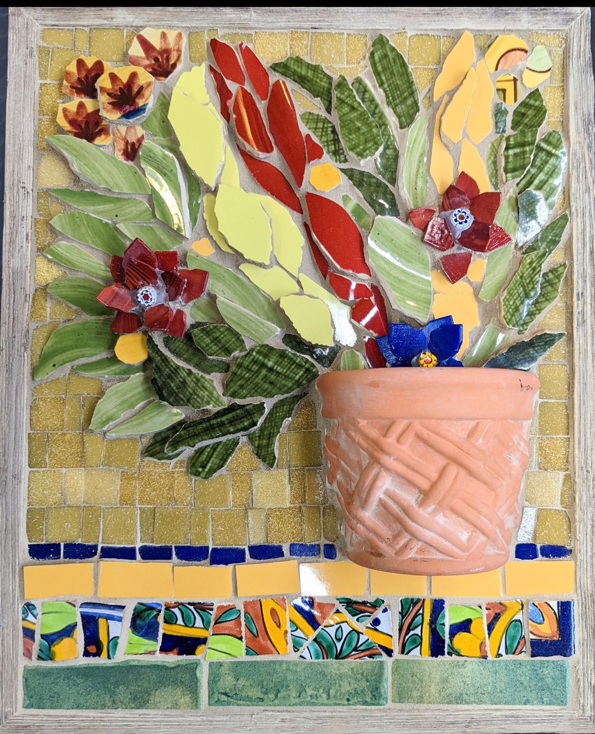 3D Pique Assiette  ( recycled china) Mosaics