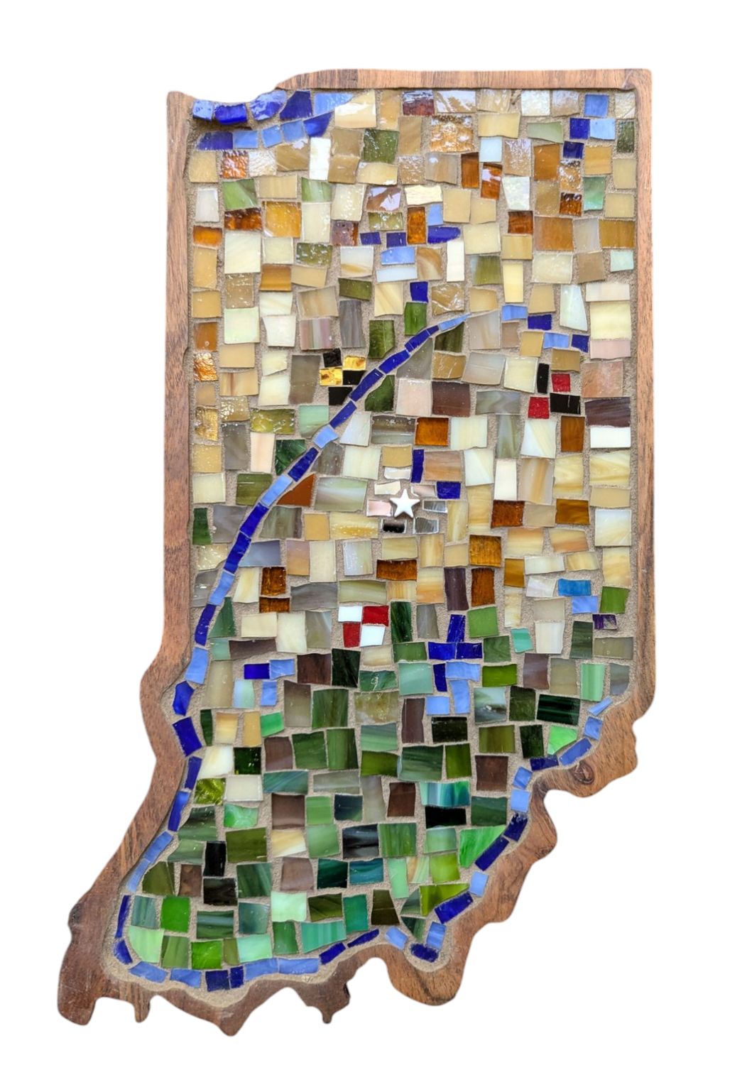 Indiana in Glass Mosaic Indiana in Glass Mosaic