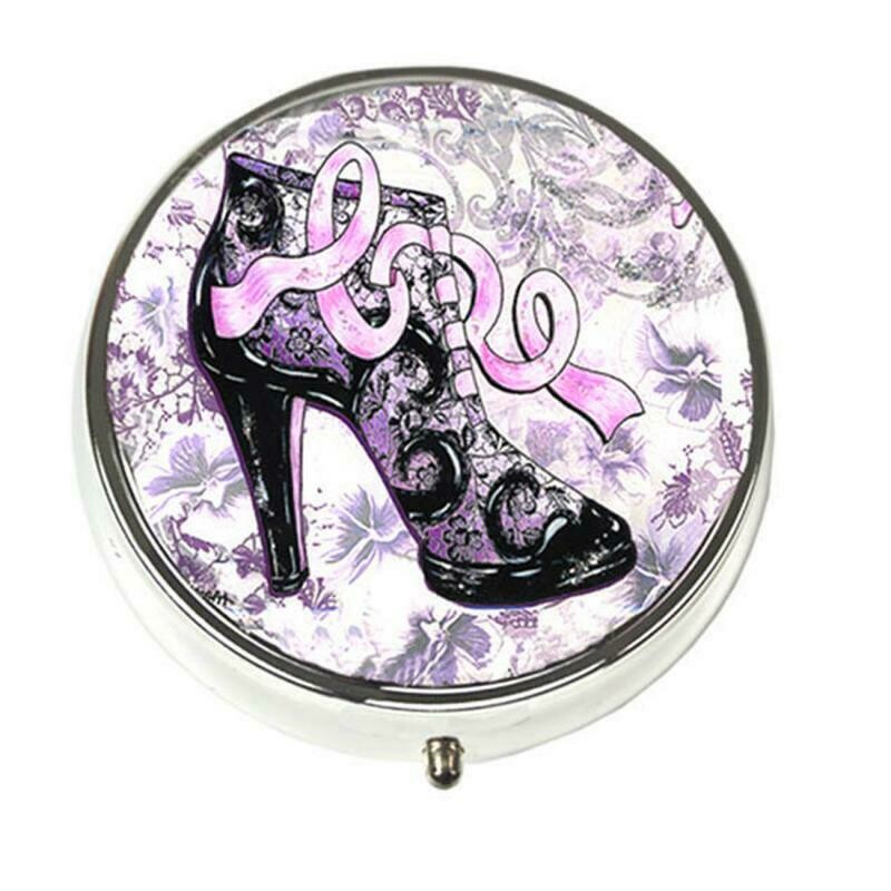 Pill Box - Breast Cancer Ribbon