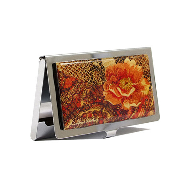 Cardholder - Paisley Peach