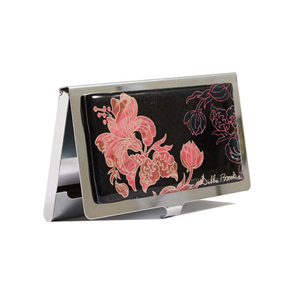 Cardholder - Ruby Flower