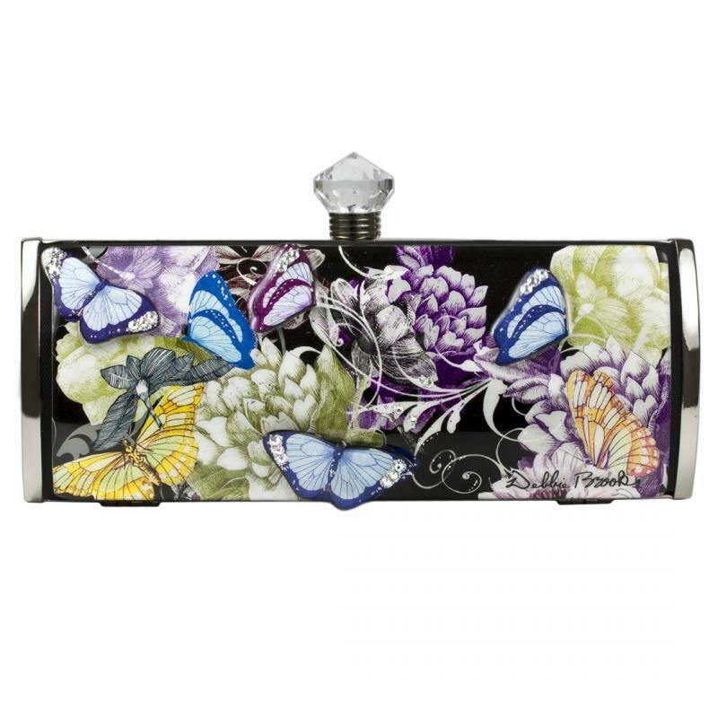 Long Clutch - Blue Butterfly