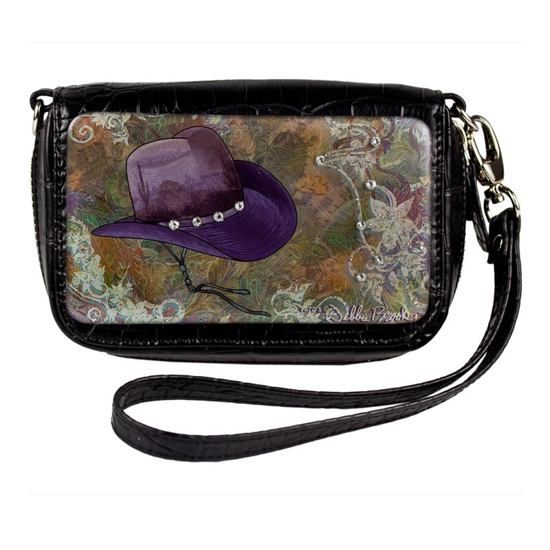 Wrist  Bag Cell Phone Holder - Cowboy Hat
