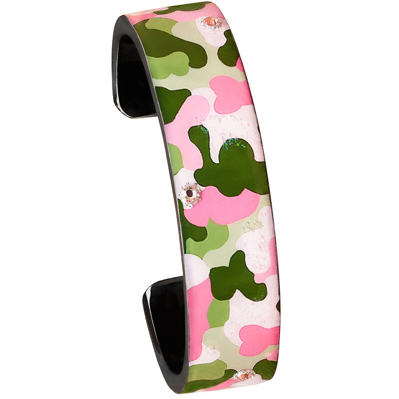 Nano Cuffs- Pink Green Camo