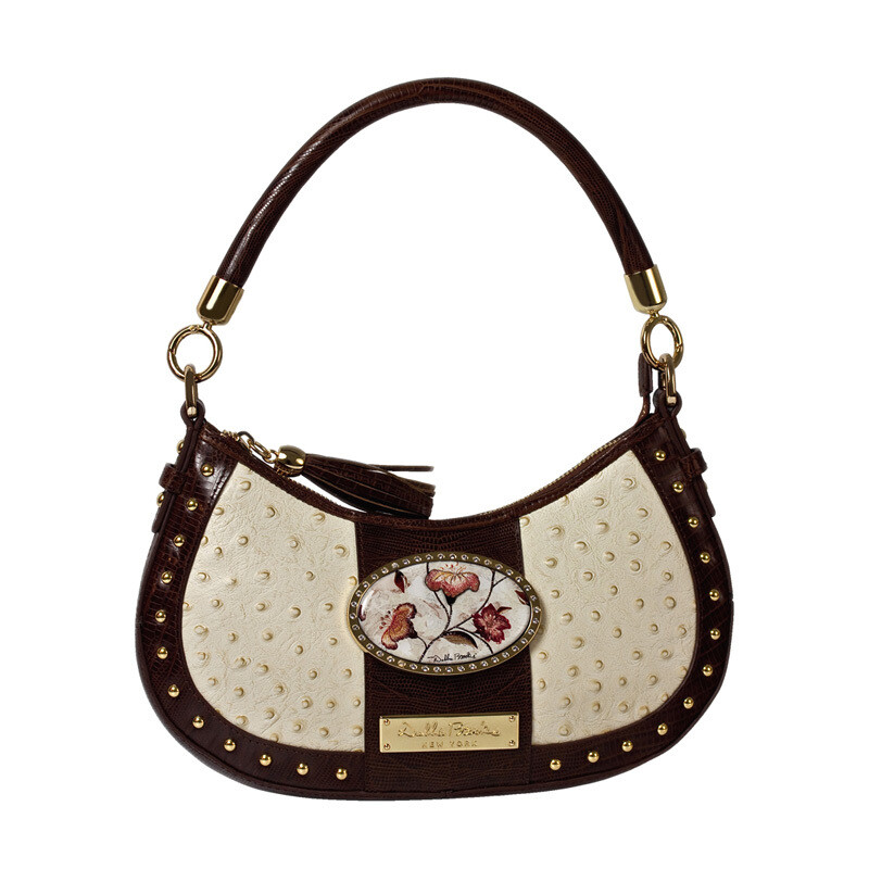 Curved Shoulder- Brown Beige - Lilly Flower Magnafab