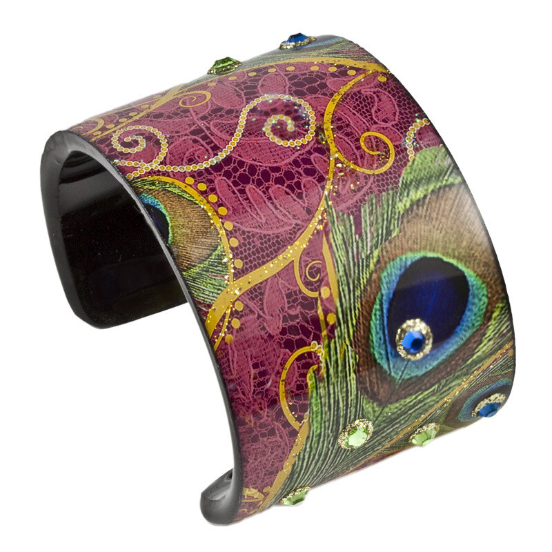 Cuff Wide - Peacock