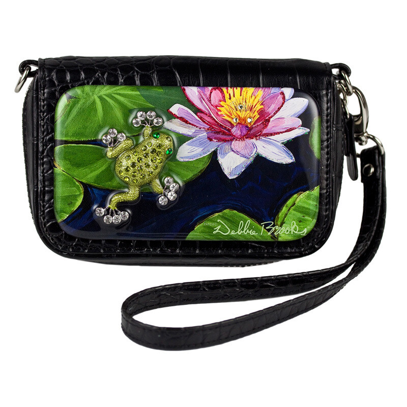 Wrist Bag Cell Phone holder Frog LX artwork