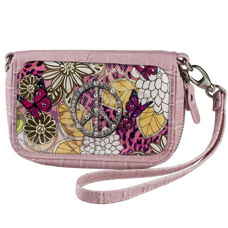 Wrist  Bag Cell Phone Holder-Peace