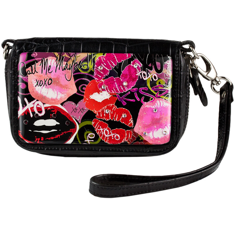 Wrist Bag Cell Phone holder - LIPS