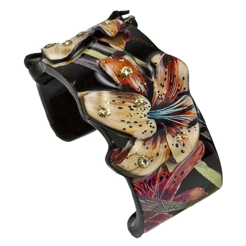 Cuff Narrow - Tiger Lilly 3D