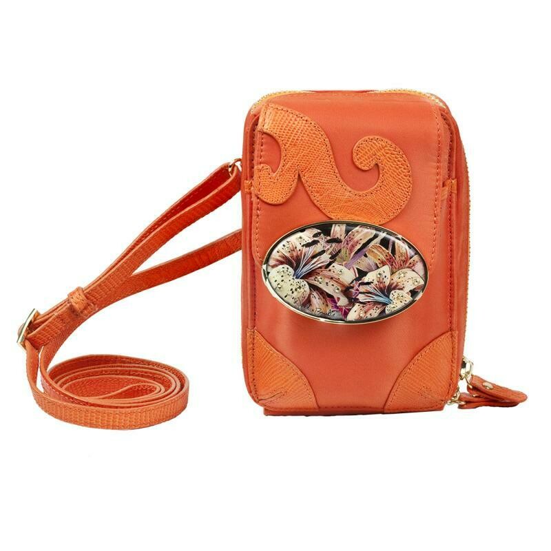 Mini Cross Body - Orange- Tiger Lilly