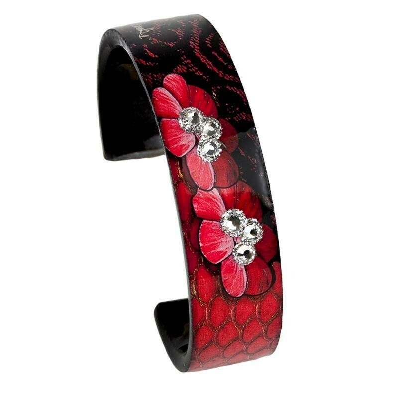 Nano Cuff - Red Snake Lace