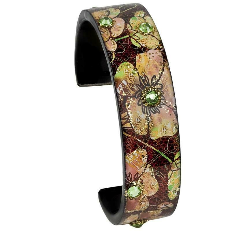 Nano cuff - Brown Flowers