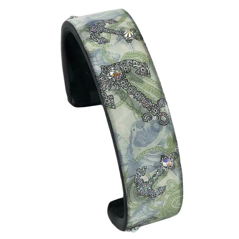 Nano Cuff - Crystal Lace Anchor