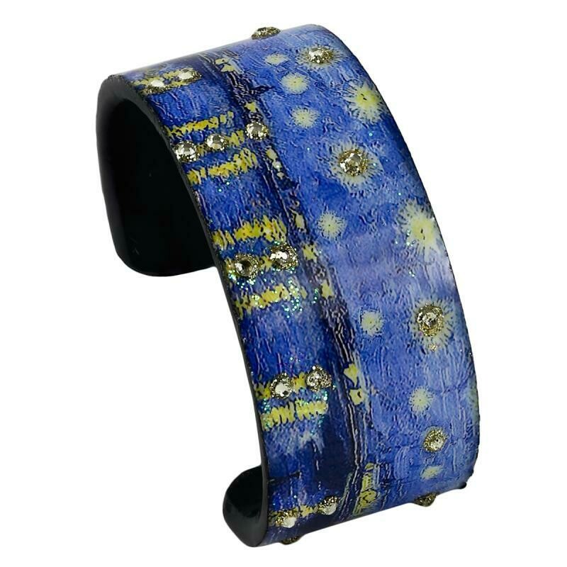 Narrow Cuff - Van Gogh Night Lights