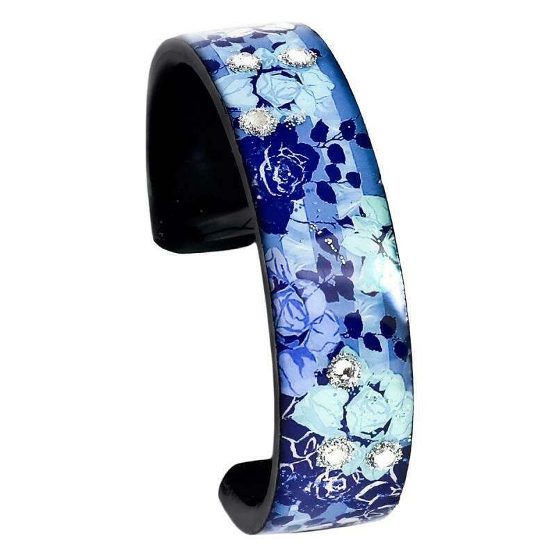 Nano Cuff - Blue Stripe Rose