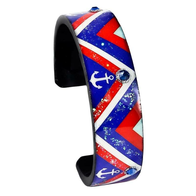 Nano Cuff - Red White and Blue - Anchor