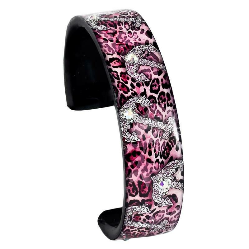 Nano Cuff - Pink Leopard Anchor