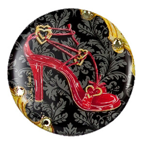 Mini Magnafab- Red Heart Shoe