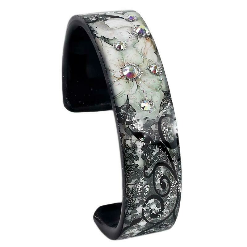 Nano Cuff - Silver Flower Vine