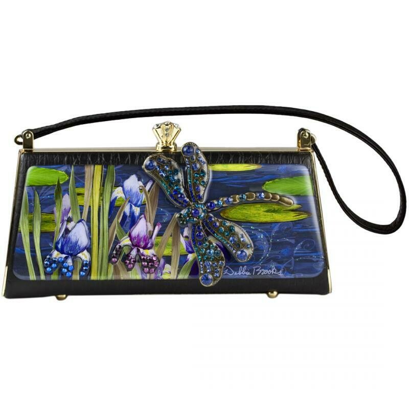 Long Petite - Black Leather - Blue Dragonfly Luxury Edition
