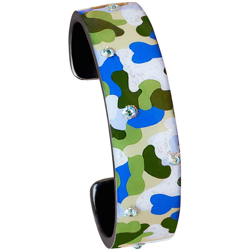 Nano Cuff- Blue Green Camo