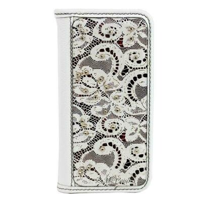 Deluxe Leather iphone Jacket - Glitter Lace