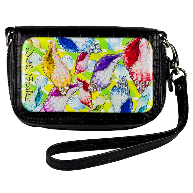 Wrist Bag cell phone holder - Black - Shells