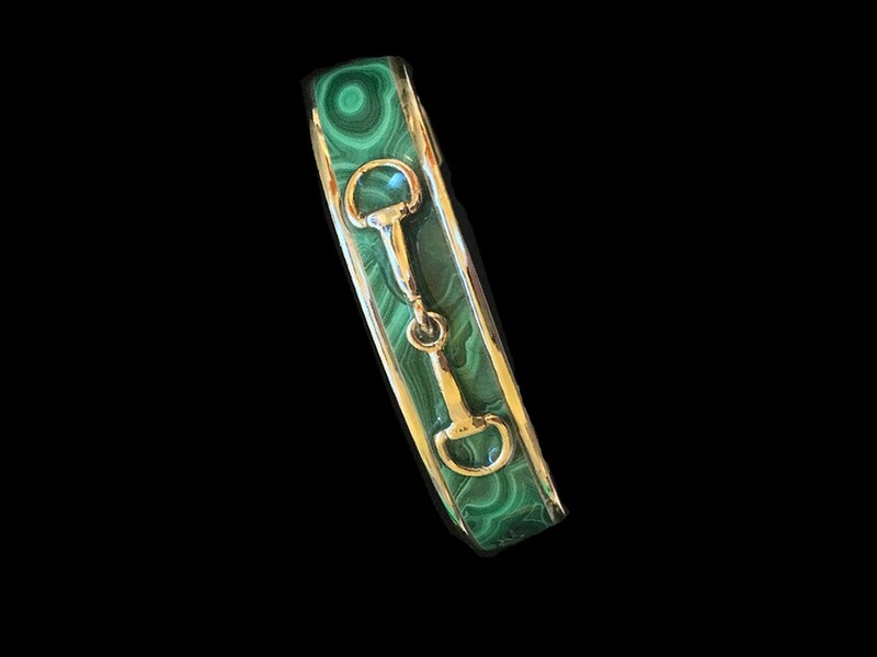 Gold Snake Malachite Bit