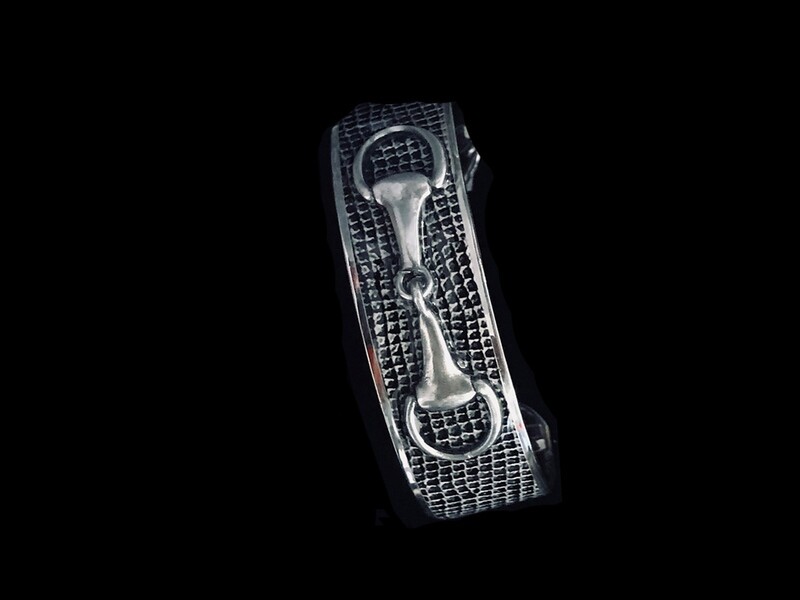 Silver Nano Bk Leather Bit