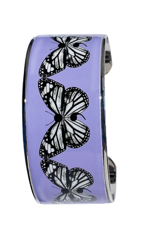 Metal Cuff Wide - Butterfly