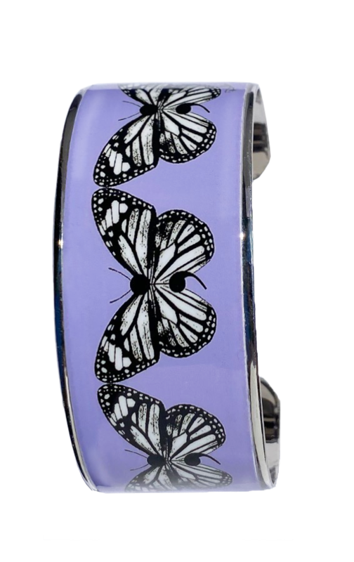 Metal Cuff Wide - Butterfly