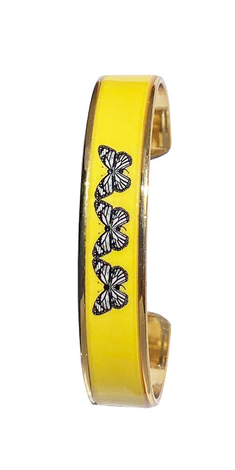 Metal Thin Cuff - Butterfly