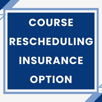 EMT Course Rescheduling Insurance