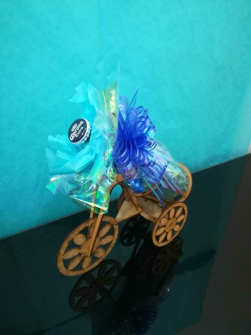 Bicicleta con cerveza sorpresa
